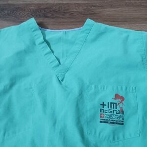 Vintage TIM MCGRAW and the Dancehall Doctors 2003 tour scrub top shirt One Size